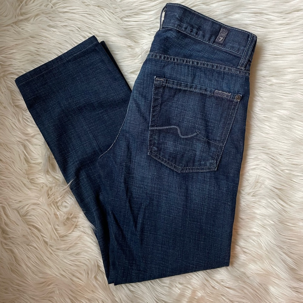 7 For All Mankind Slimmy dark wash denim